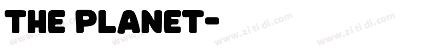 The PLANET字体转换